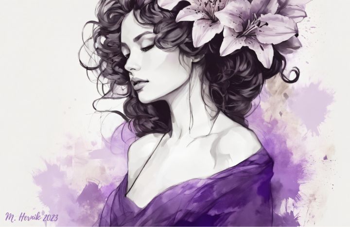 Magicdashworkss's tweet image. Art of the Day: "Blossoms of Elegance". Buy at: ArtPal.com/magicdash?i=15…