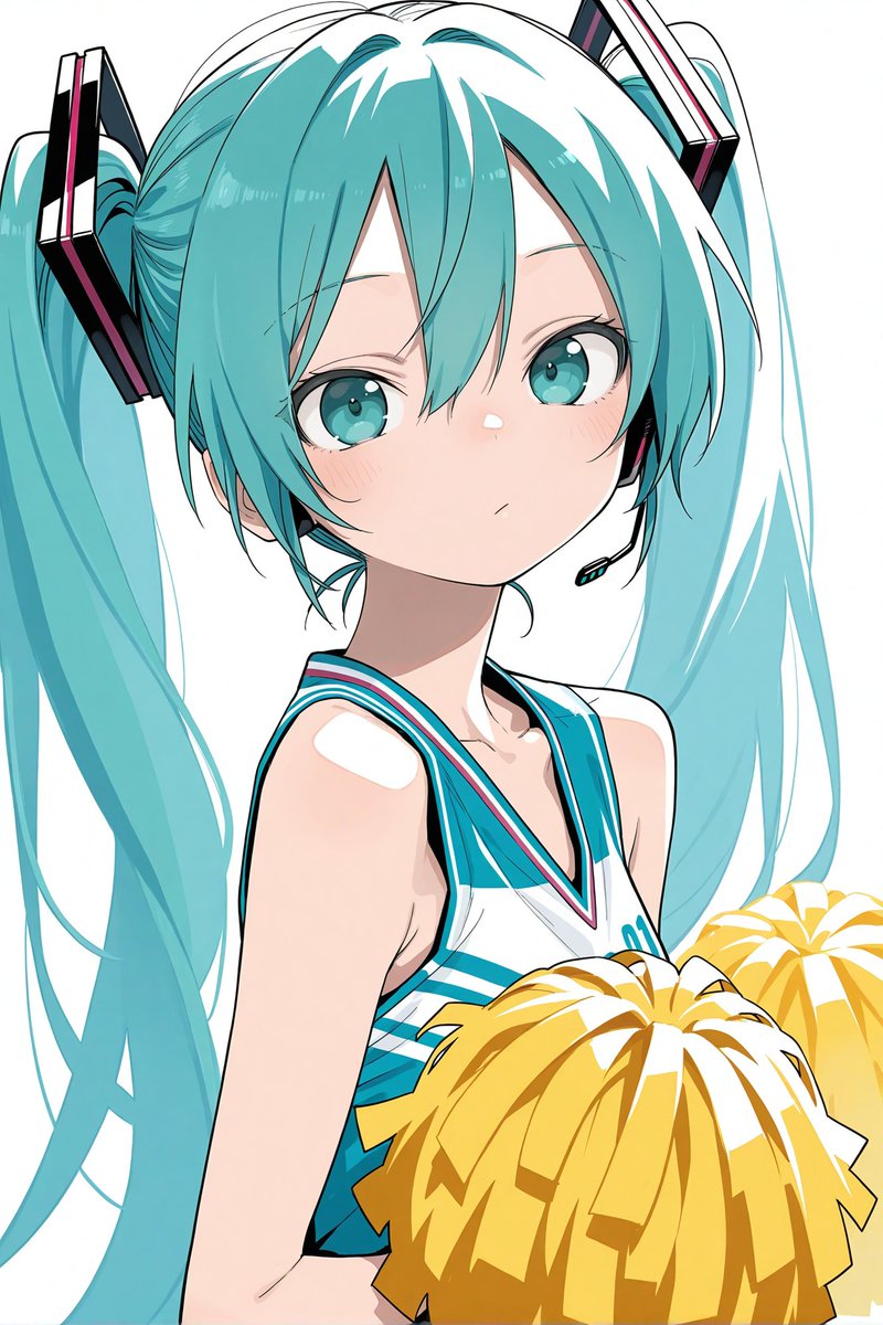 1か月前のミク 多分モデルも違う #AIイラスト