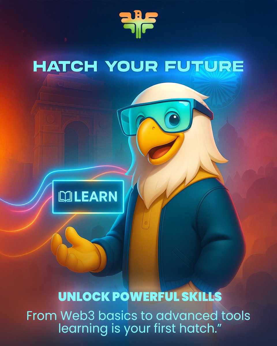 Your first step to the future? LEARNING. 🪺 
Unlock powerful skills now and build the Web3 world with us! 🌐 
#HatchYourFuture #NigeNest #Web3