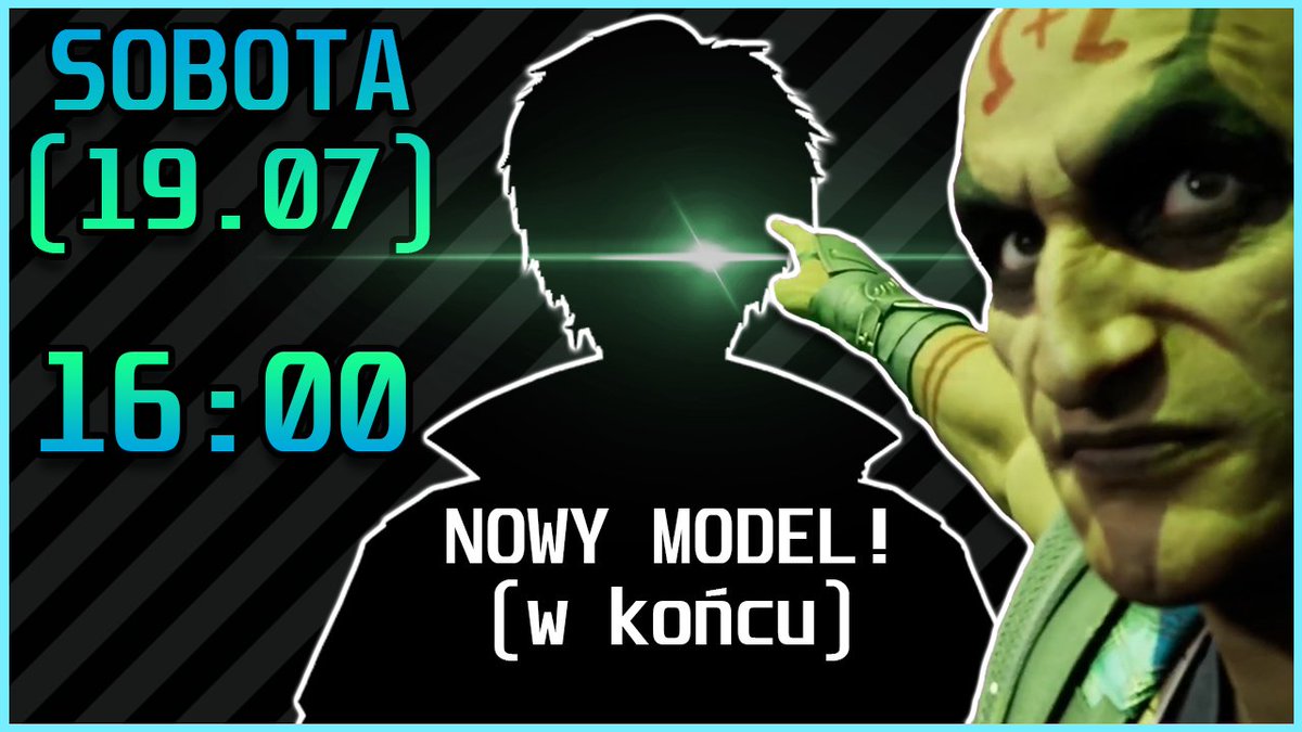 Hejka! W tę sobotę będziecie mogli zobaczyć nowy model 2D, którym się mega jaram. Mam nadzieję, że się tam zobaczymy kurde ten👀