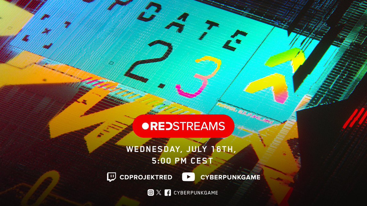 🚨 WEEEWOOOOO WEEEEWOOOOO 🚨

REDstreams tomorrow.
More Cyberpunk 2077. 🤩