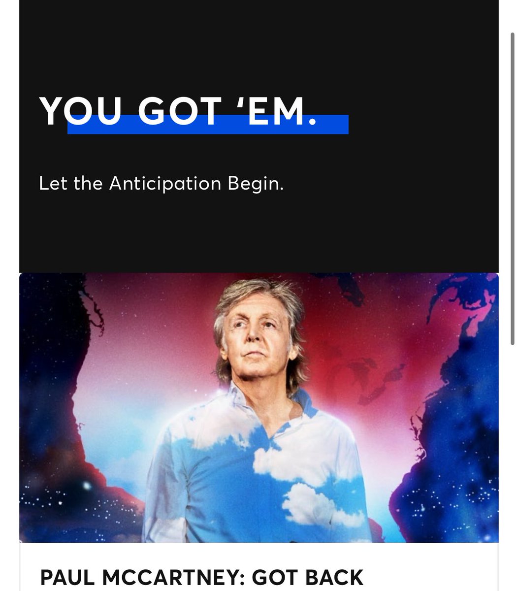 jaelalaray's tweet image. Paul!!!!! McCartney!!!!! Wahooo!!!!