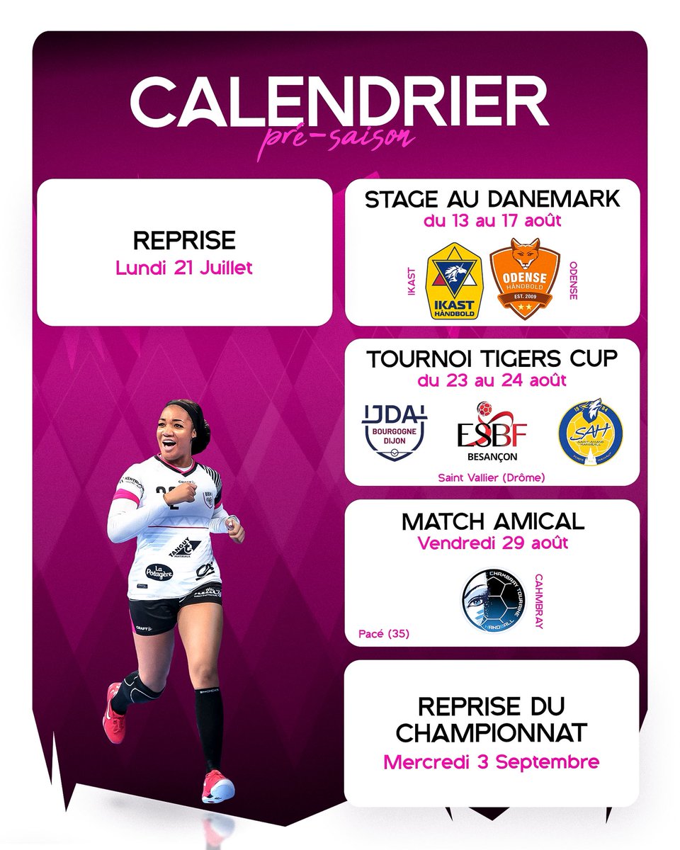 𝐋𝐀 𝐏𝐑𝐄́-𝐒𝐀𝐈𝐒𝐎𝐍 𝐂𝐎𝐌𝐌𝐄𝐍𝐂𝐄 𝐁𝐈𝐄𝐍𝐓𝐎̂𝐓 ! 🔥

En route pour une prépa musclée !

Découvrez toutes les infos ➡️ brest-bretagnehandball.fr/actualites/cal…