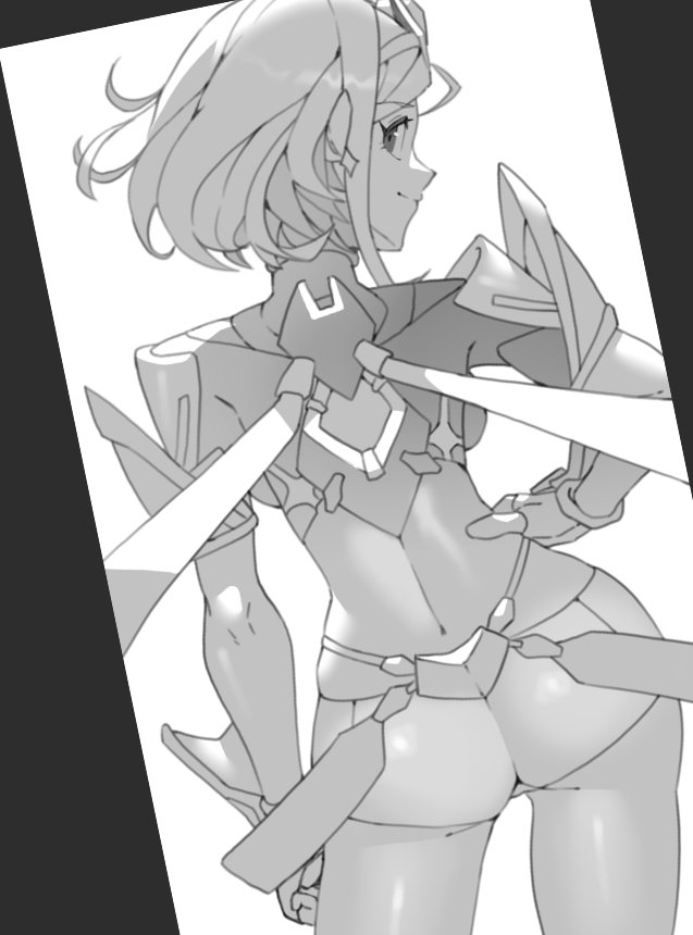 Getting closer to becoming a skeleton. As a tradition, here's a Pyra sketch.