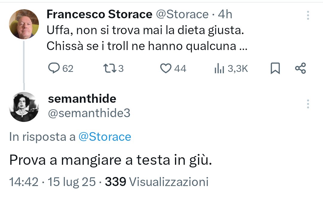 Gimmoriso' (@fawollo13) on Twitter photo Chiudete l'internet, <a href="/semanthide3/">semanthide</a> ha appena vinto tutto quello che c'รจ da vincere: Oscar, premio Strega, Sanremo, Nobel per la letteratura, X-FACTOR, Champions League, Palma
d'oro, Mondiale di formula uno, Isola dei famosi e Roland Garros.
#Storace Chiudete l'internet, <a href="/semanthide3/">semanthide</a> ha appena vinto tutto quello che c'รจ da vincere: Oscar, premio Strega, Sanremo, Nobel per la letteratura, X-FACTOR, Champions League, Palma
d'oro, Mondiale di formula uno, Isola dei famosi e Roland Garros.
#Storace