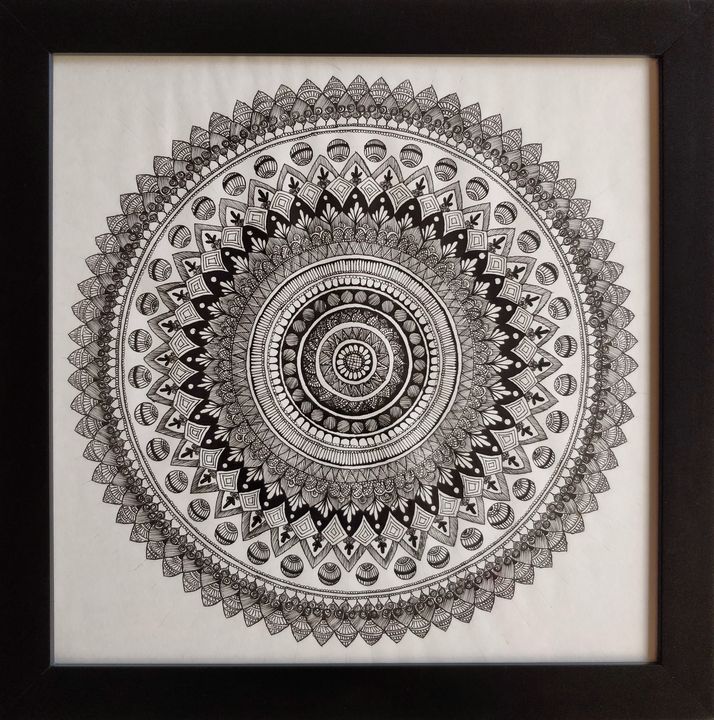 pateltwinkle57's tweet photo. Art of the Day: "A Mandala". Buy at: https://t.co/7nsXPc6maV https://t.co/YLIFo2Rev9