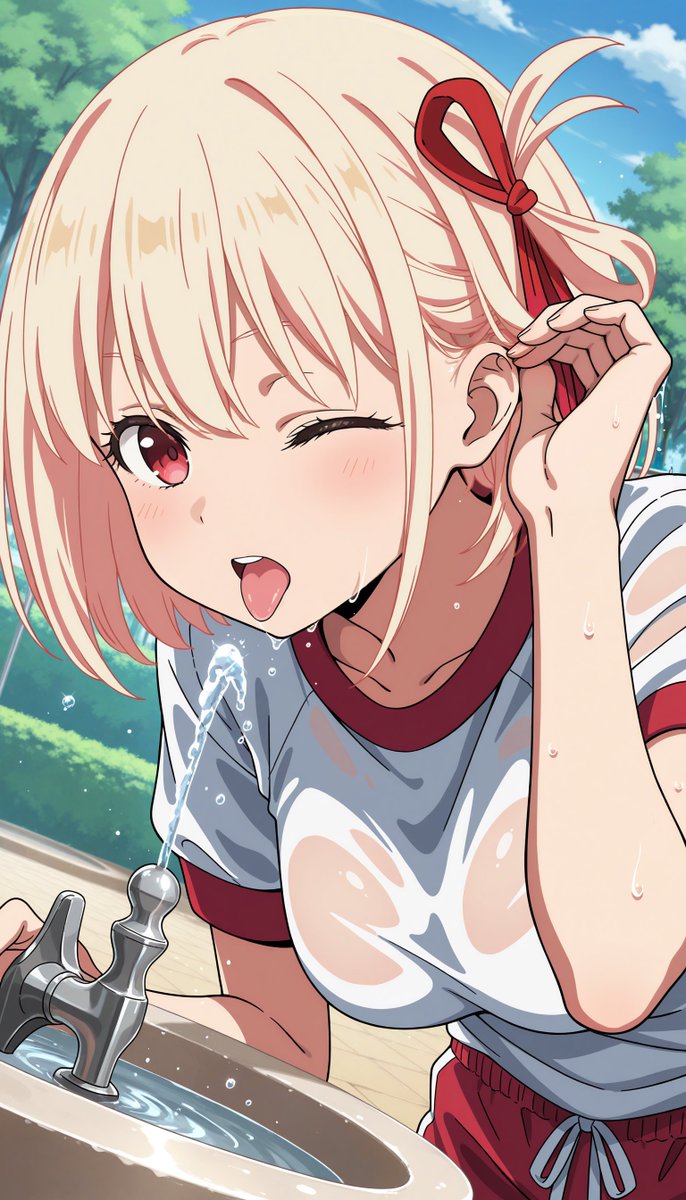 OKAZU TIME
そんなにお口がいいの？お水飲んでるだけだよ　#lycoris_recoil