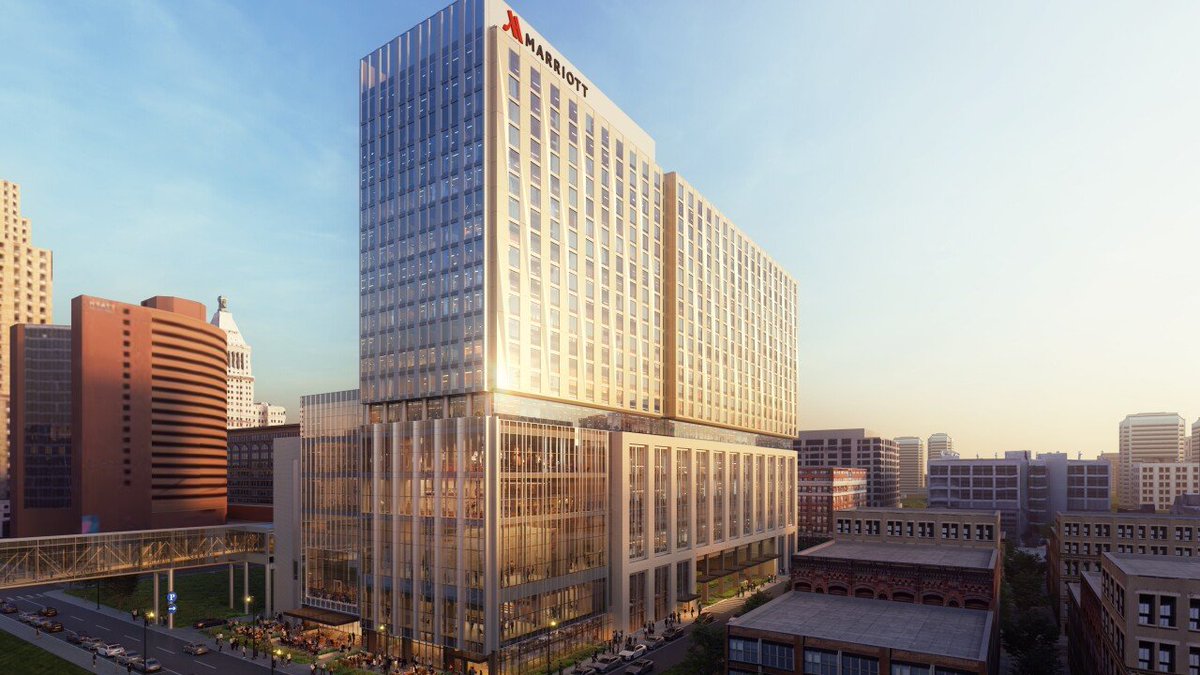 andrewrowan128's tweet image. NEW: Cincinnati's new convention center hotel will be a Marriott. @WCPO
~700 rooms
62k sq ft of meeting space
17k sq ft event terrace
The hotel will connect to the convention center by a skybridge wcpo.com/news/local-new…