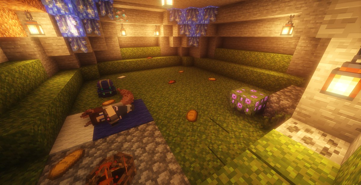 The Lone Shadow Wolf rests easy after a needed reunion with Lily and Merrie. She sleeps easily knowing that she is safe for now.

#ChorionSMP