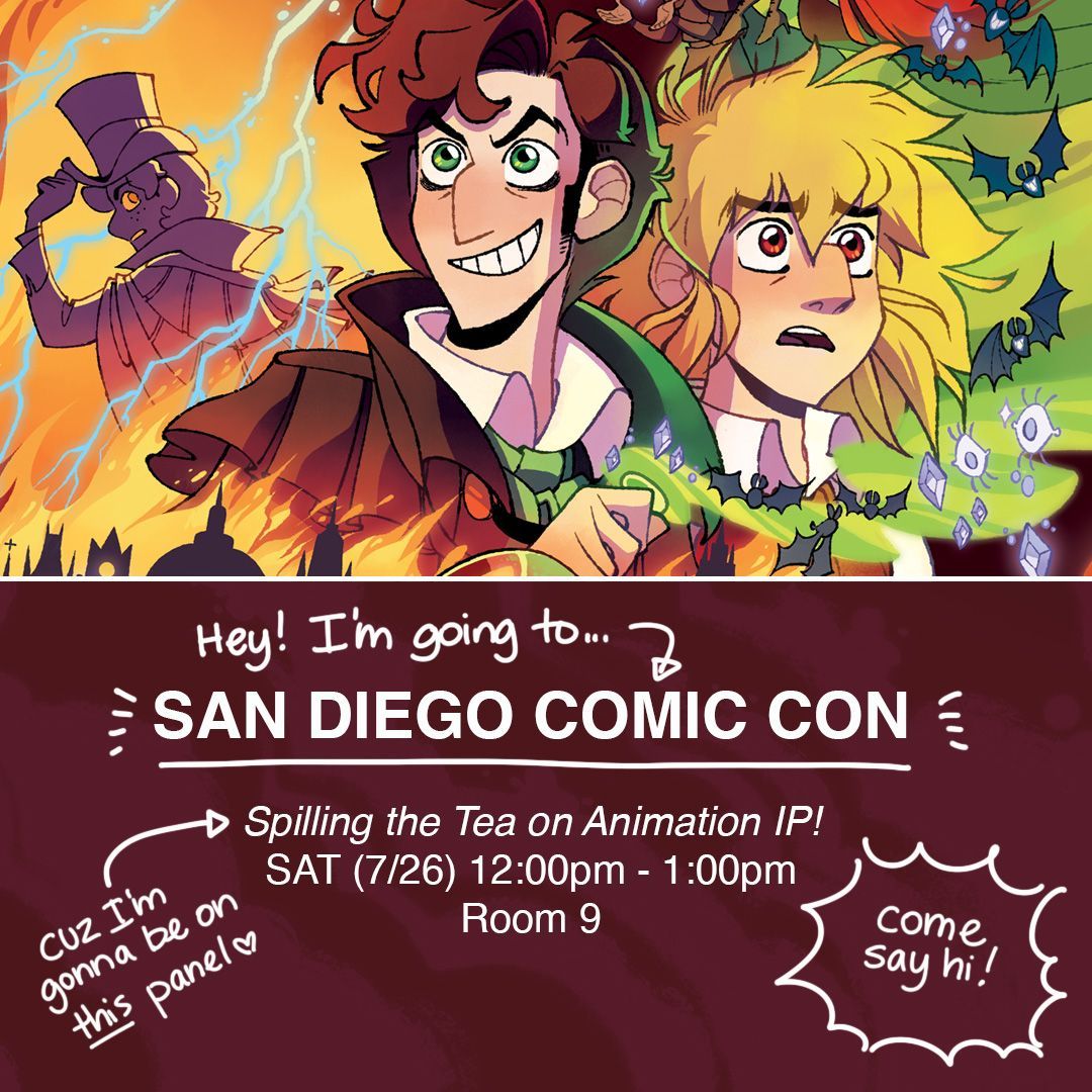 Sage Cotugno ✨ BUY THE GLASS SCIENTISTS: VOL II! (@arythusa) on Twitter photo Anyone going to <a href="/Comic_Con/">Comic-Con International</a> ? I'd love to see you there!
I'm not going to be boothing this year . . . 😔 BUT I will be speaking on a panel, and I'd love to see you there! Happy to sign books or just say hi afterwards! #SDCC @SDCC2025 Anyone going to <a href="/Comic_Con/">Comic-Con International</a> ? I'd love to see you there!
I'm not going to be boothing this year . . . 😔 BUT I will be speaking on a panel, and I'd love to see you there! Happy to sign books or just say hi afterwards! #SDCC @SDCC2025