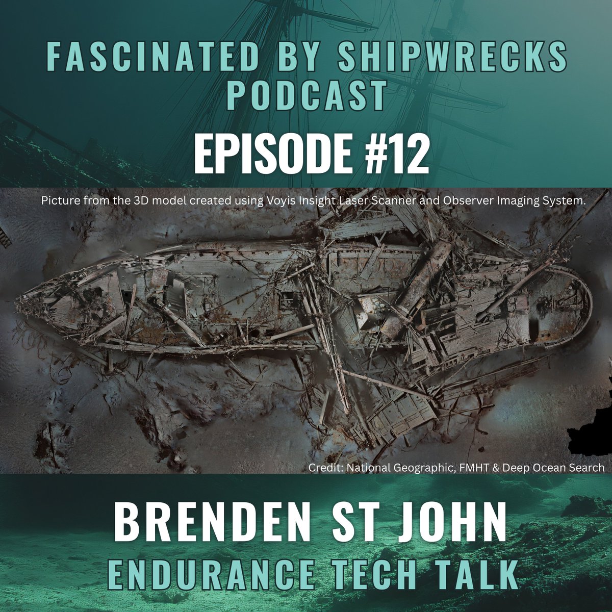 🎧 So exciting to talk with Brenden St John, Head of Ocean Sciences at <a href="/teamvoyis/">Voyis</a> about Voyis' scanner and imaging technology used on the Endurance expedition.  

Watch here: lnkd.in/grf9SymD

#maritimehistory #maritimearchaeology