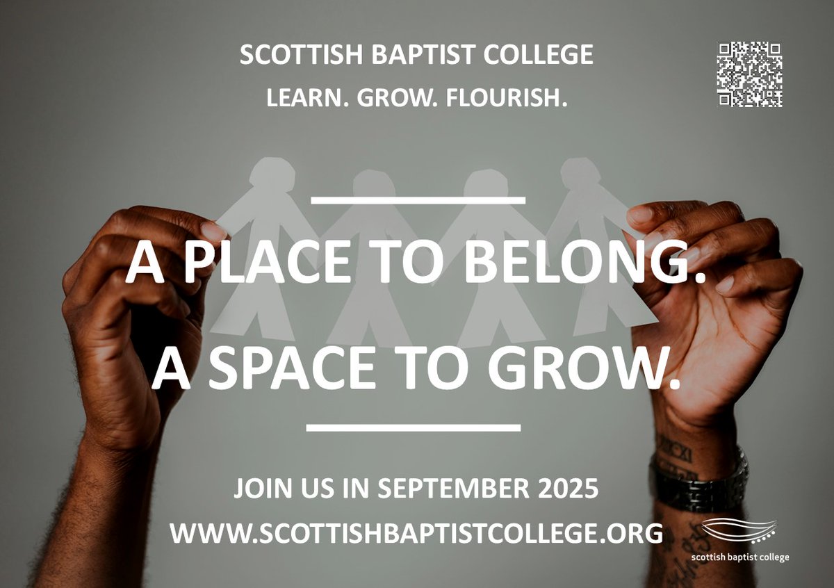 Scottish Baptist College (@scotbaptcollege) on Twitter photo SBC is a welcoming learning community and a safe space to explore theology and all the big questions that come along with the journey. If you'd like to have a conversation and find out more then get in contact - graham.meiklejohn@uws.ac.uk SBC is a welcoming learning community and a safe space to explore theology and all the big questions that come along with the journey. If you'd like to have a conversation and find out more then get in contact - graham.meiklejohn@uws.ac.uk