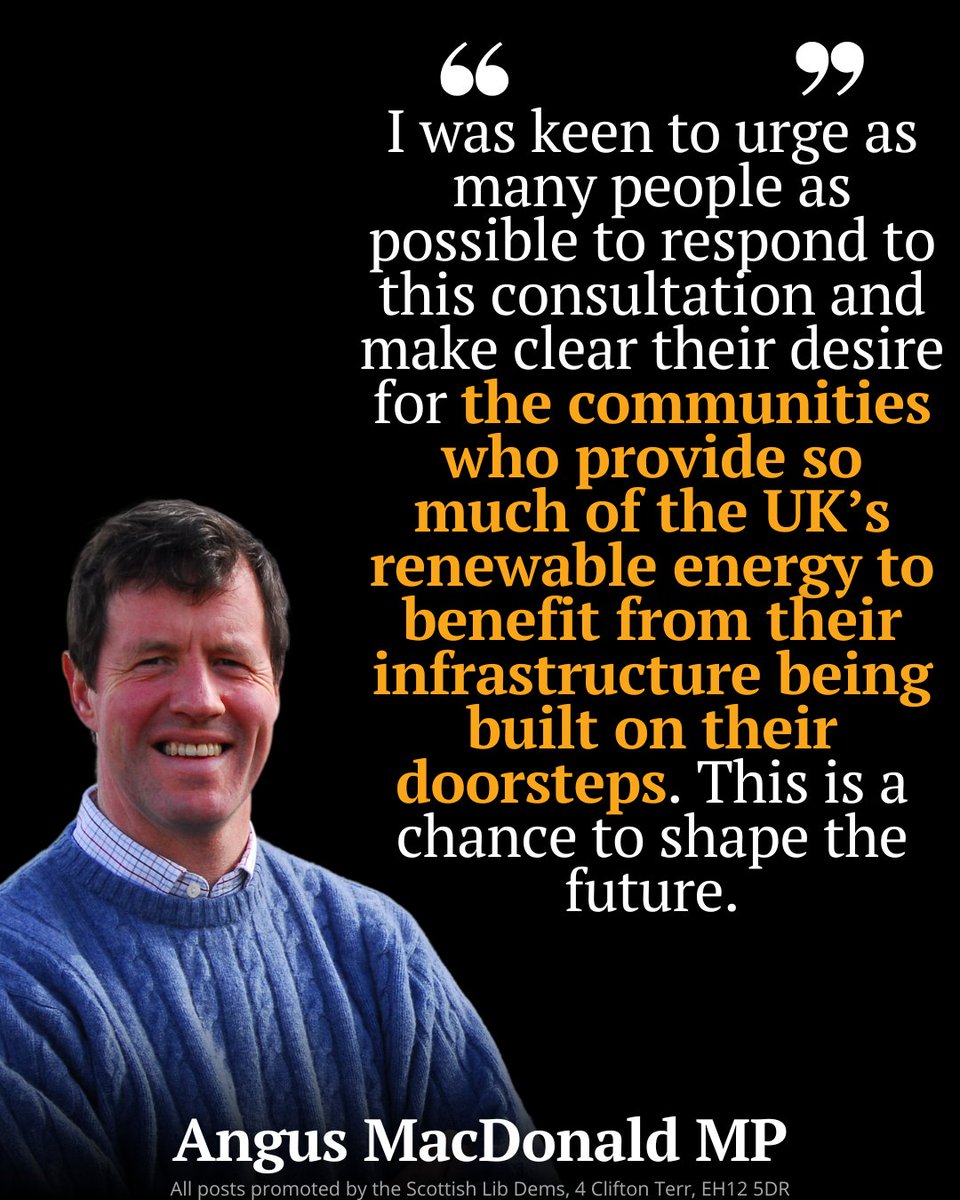 Renewables projects are being developed across the Highlands yet little of the of the billions they generate finds its way into our communities.

Liberal Democrats want to ensure that these projects provide minimum levels of community benefit for the communities impacted.