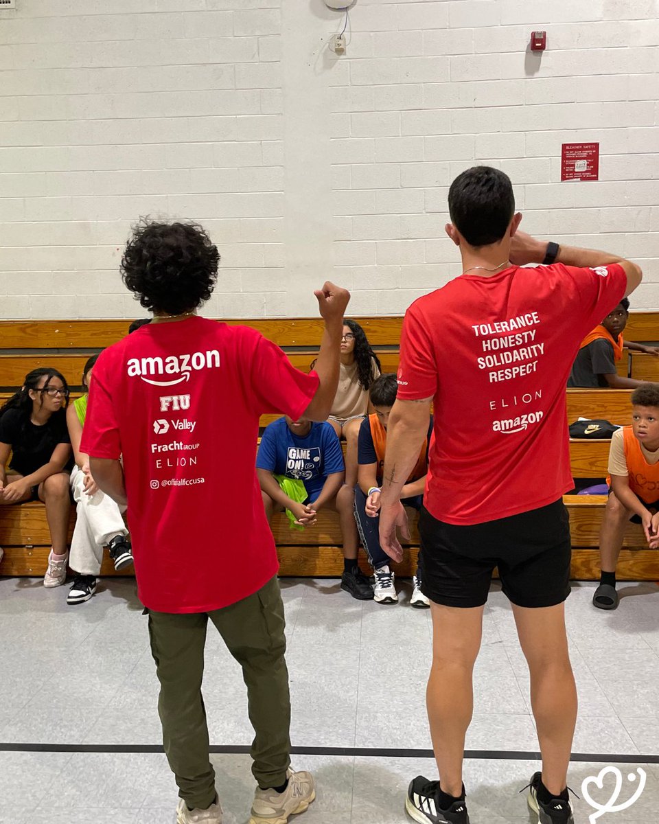 fccusaofficial's tweet image. This week, Coaches Ricky & Luis used live soccer moments to teach emotional control:
– Players cooled down after frustration
– Coaches led reflection circles
– Kids practiced empathy under pressure
Thanks to Hispanic unity and @CSCBroward for making it possible 💛