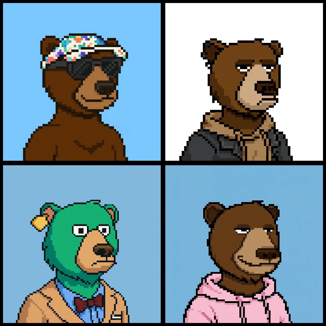 voidsol_'s tweet image. late gm solana

here&apos;s some more @okaybears pixel art

RT + drop your NFT below to get it in the same style 👇
