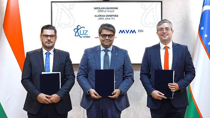 World Nuclear News (@w_nuclear_news) on Twitter photo . <a href="/uzatomagency/">"O‘zatom" agentligi</a>, the Hungarian Foreign & Trade Ministry and MVM EGI have signed a protocol on agreements reached on cooperation relating to proposed #nuclear energy projects in Uzbekistan tinyurl.com/z3jhabz2 . <a href="/uzatomagency/">"O‘zatom" agentligi</a>, the Hungarian Foreign & Trade Ministry and MVM EGI have signed a protocol on agreements reached on cooperation relating to proposed #nuclear energy projects in Uzbekistan tinyurl.com/z3jhabz2