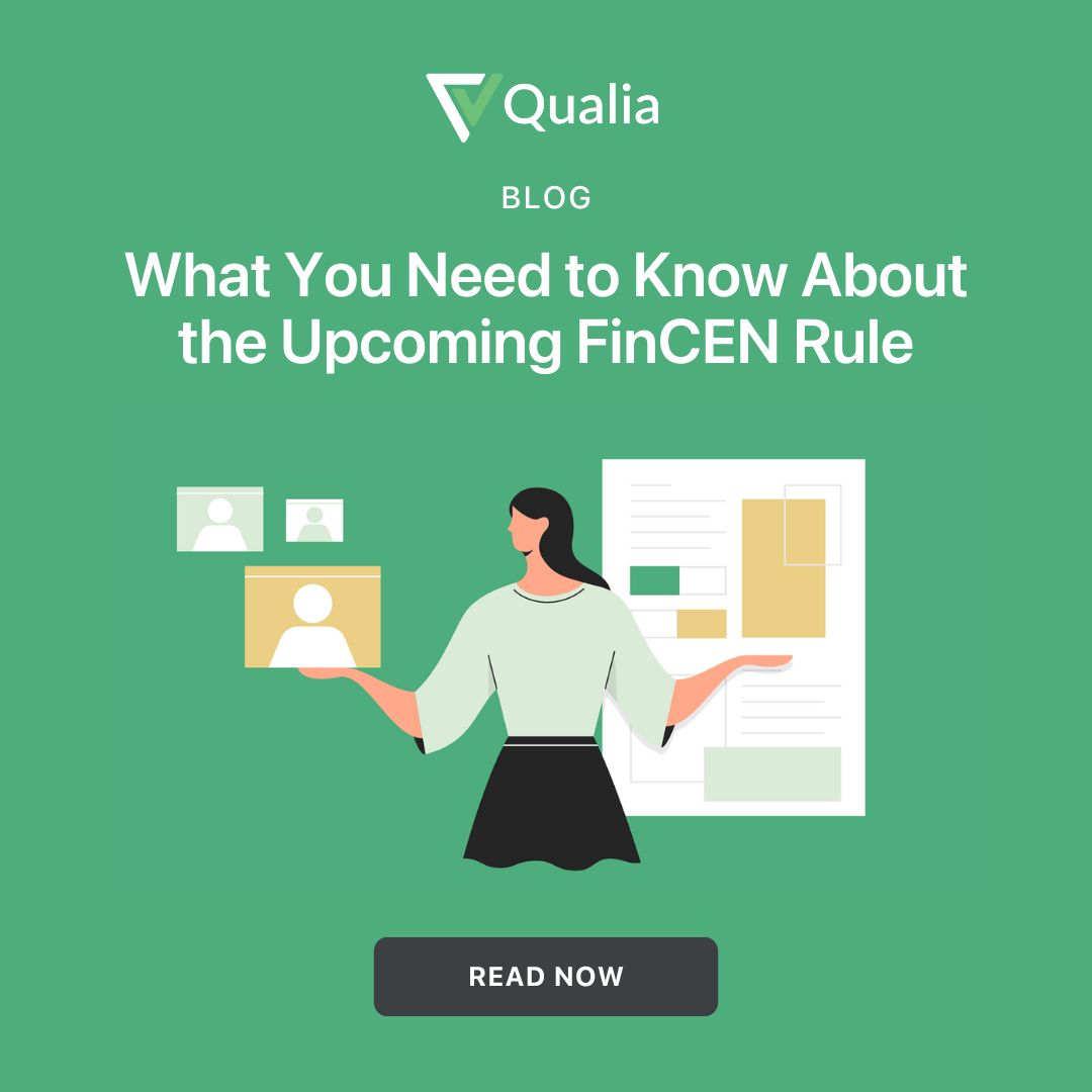 Qualia (@qualiasoftware) on Twitter photo Are you ready for the upcoming FinCEN reporting changes? A new rule taking effect on Dec 1st, will require title & escrow companies to file a “Real Estate Report” for certain all-cash purchases. Learn how to prepare your business today: blog.qualia.com/fincen-rule-20… Are you ready for the upcoming FinCEN reporting changes? A new rule taking effect on Dec 1st, will require title & escrow companies to file a “Real Estate Report” for certain all-cash purchases. Learn how to prepare your business today: blog.qualia.com/fincen-rule-20…