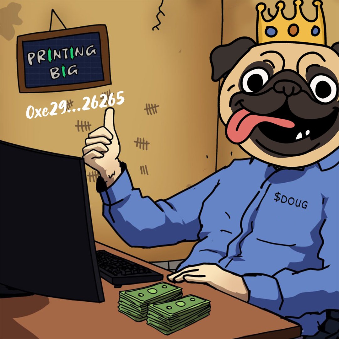 Dougerc20's tweet image. Smart money is already stacking $DOUG …

While normies are still asking, ‘Why is this dog pumping?’ 🤷‍♂️