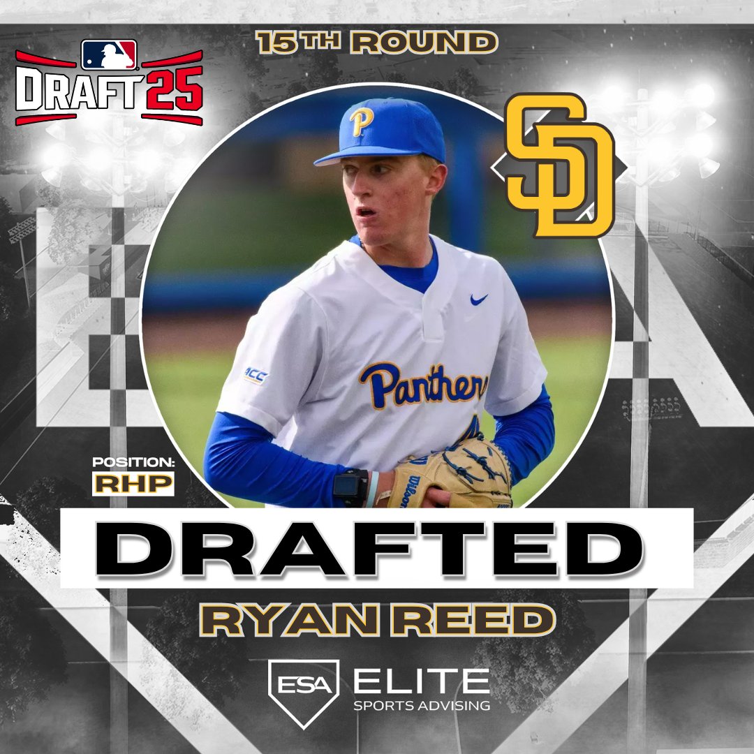 Elite Sports Advising (@elitesportsadv) on Twitter photo ‼️ Pitt ➡️ Padres ‼️
Rd 15 - Pick 460
Congrats to former ESA Athlete <a href="/ryroo26_reed/">Ryan Reed</a> on being selected in the 15th round to the <a href="/Padres/">San Diego Padres</a>!
<a href="/EliteSportsAdv/">Elite Sports Advising</a> | #EliteSportsAdvising ‼️ Pitt ➡️ Padres ‼️
Rd 15 - Pick 460
Congrats to former ESA Athlete <a href="/ryroo26_reed/">Ryan Reed</a> on being selected in the 15th round to the <a href="/Padres/">San Diego Padres</a>!
<a href="/EliteSportsAdv/">Elite Sports Advising</a> | #EliteSportsAdvising