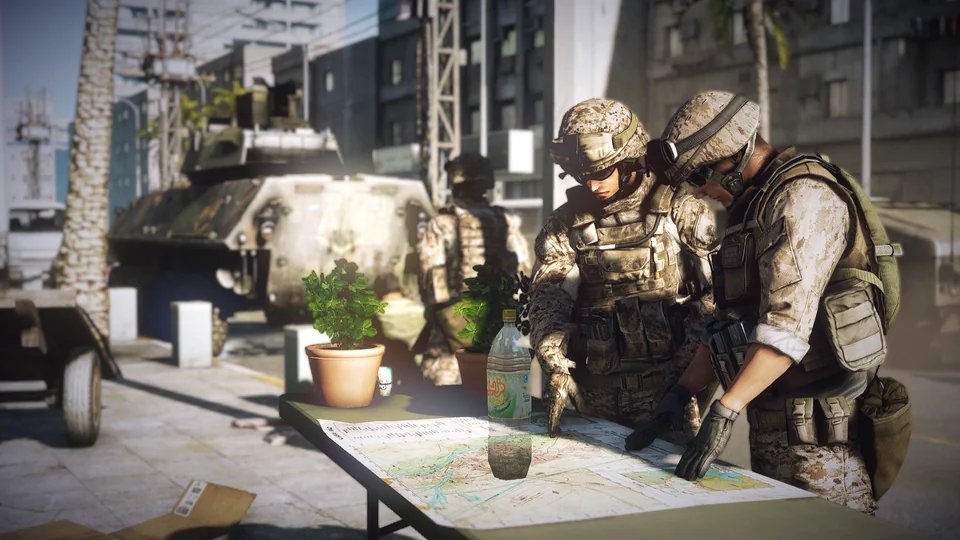 DooM49's tweet image. This #Battlefield 3 image immediately gives you the marine grit feel. BF6 needs to achieve this.