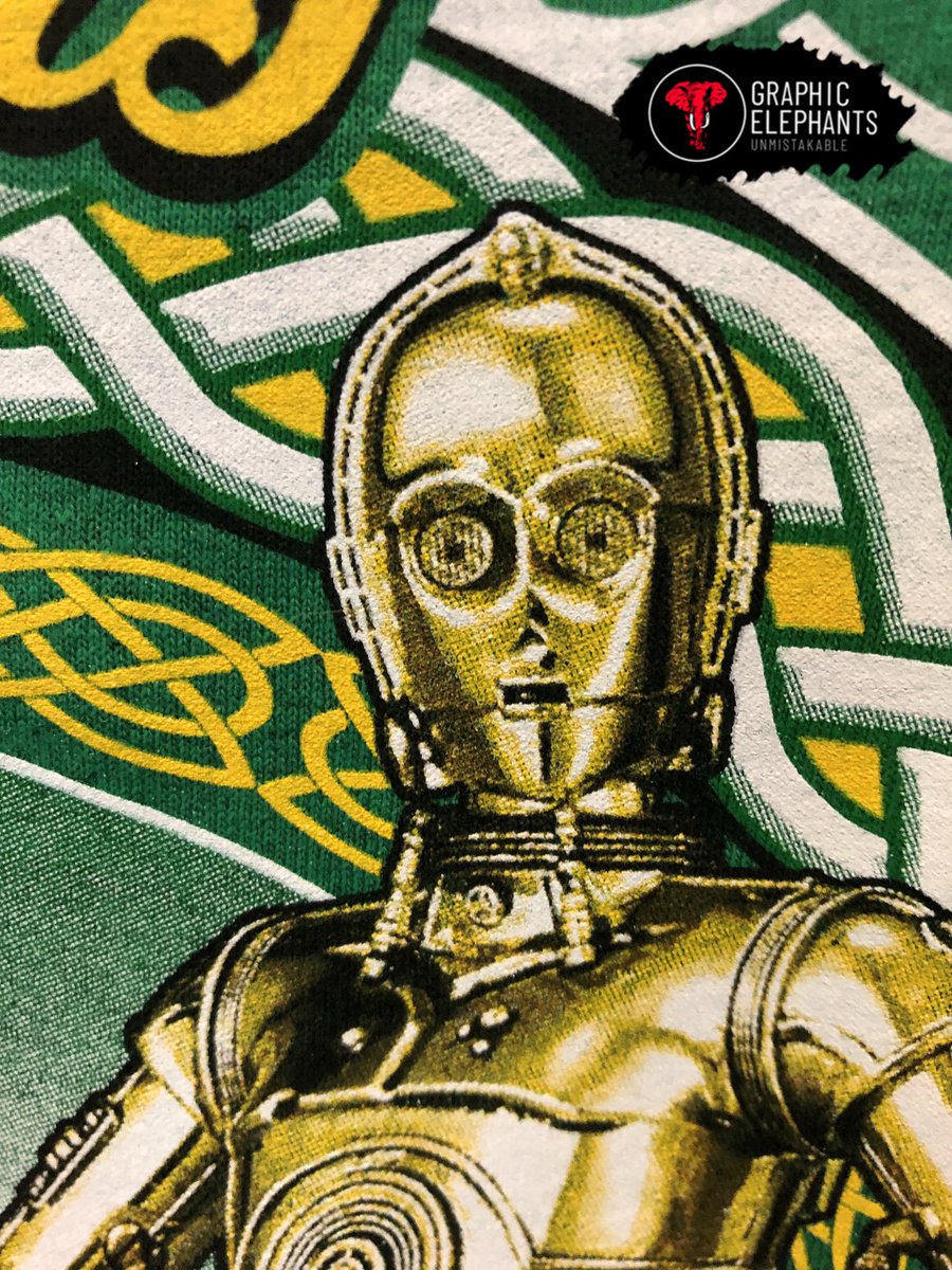 GraphicElephant's tweet image. Cool Elephant Pics
A little halftone goes a long way🙂
.
.
.
#CoolElephantPics
#GraphicElephants
#ScreenPrinting
#C3PO
#StarWars