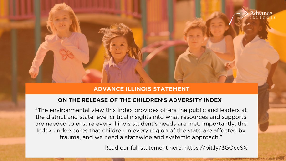 Advance Illinois (@advanceillinois) on Twitter photo .<a href="/ISBEnews/">Illinois State Board of Education</a>’s release of the Children’s Adversity Index marks an important step in Illinois’ ongoing efforts to address childhood trauma through schools and support the mental health and well-being of children and students across the state. bit.ly/3GOccSX #wholechild .<a href="/ISBEnews/">Illinois State Board of Education</a>’s release of the Children’s Adversity Index marks an important step in Illinois’ ongoing efforts to address childhood trauma through schools and support the mental health and well-being of children and students across the state. bit.ly/3GOccSX #wholechild