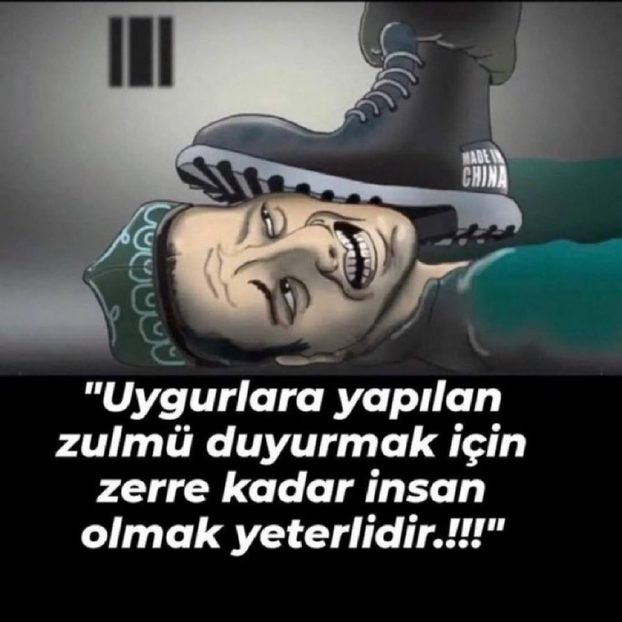 👋 “Bir tweet atsam ne işe yarar ki ❓diyerek yapabileceklerinizi küçümsemeyin. Değiştirecek kudrete sahip değilsiniz diye hakkı haykırmaktan geri mi duracaksınız ⁉️

👁️Doğu Türkistan için ses çıkarın.