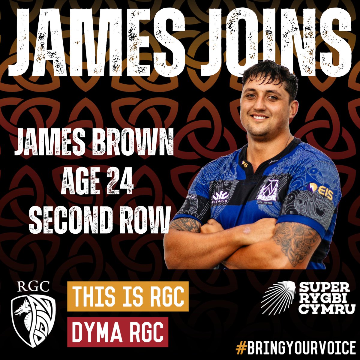 RGCnews🏉 (@rgcnews) on Twitter photo 🖊 James Joins
NZ Second Row signs for RGC
🖋 James yn Ymuno
Ail-Rheng o Seland Newydd yn arwyddo i Rygbi Gogledd Cymru.
northwalesrugby.wales/news/new-signi… 🖊 James Joins
NZ Second Row signs for RGC
🖋 James yn Ymuno
Ail-Rheng o Seland Newydd yn arwyddo i Rygbi Gogledd Cymru.
northwalesrugby.wales/news/new-signi…