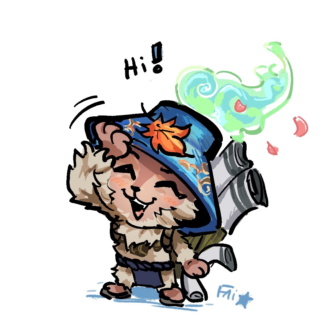 SIRISOAP's tweet image. Omg teemo new skin 😭🥰 #Teemo #ArtofLegends #LeagueOfLegends