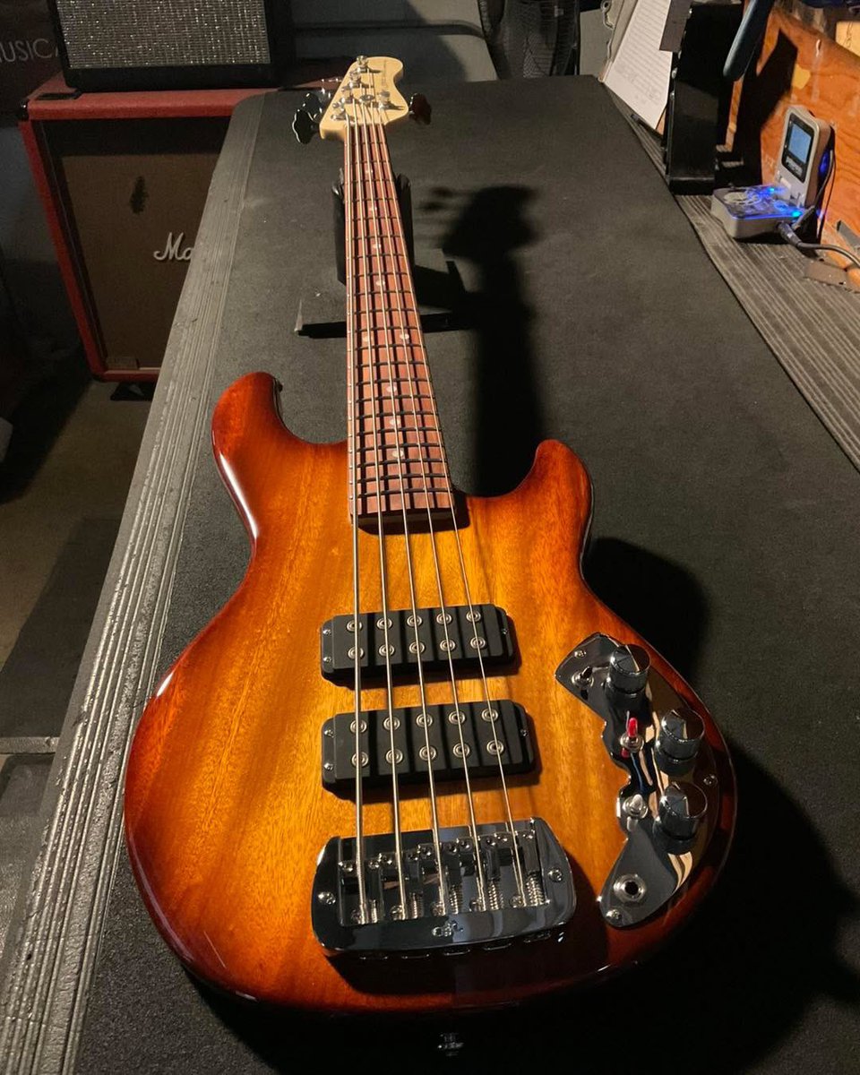 CLF Research L•2500 in Old School Tobacco Sunburst over okoume. Built for G&amp;L Premier Dealer @MusiciansFriend.
