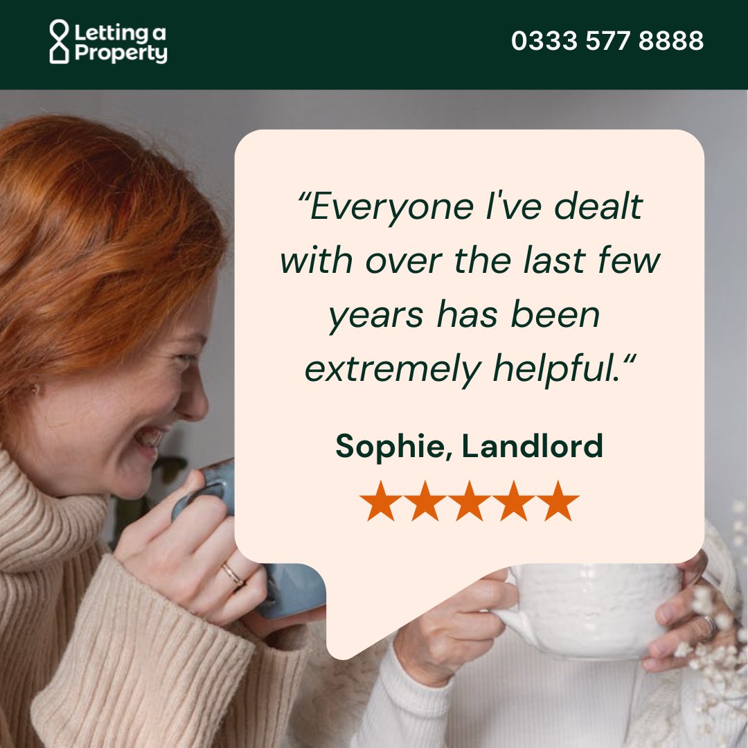 ⭐️⭐️⭐️⭐️⭐️
“Extremely helpful” – Sophie, long-term landlord.

You deserve consistent, expert support.

📞 0333 577 8888 | 🌐 eu1.hubs.ly/H0lMqnk0 

#LandlordSupport #LettingAgent #OnlineLettingAgent #UKLandlords #LandlordSolutions #LettingaProperty