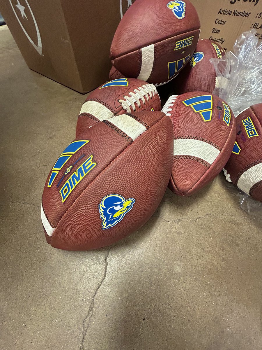 DelawareEQ's tweet image. The building maintenance in Football’s EQ room can’t stop our guys from getting to work! The field house EQ room hosted our football staff as they prepped balls for the first @ConferenceUSA season that starts in almost 1 month!