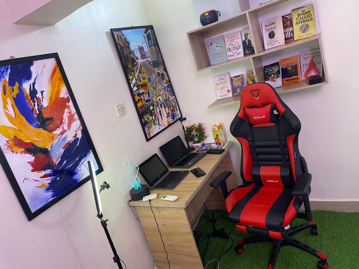 DsamOdeh's tweet image. Where I get my work Done.
Create an environment for yourself to enhance your productivity.