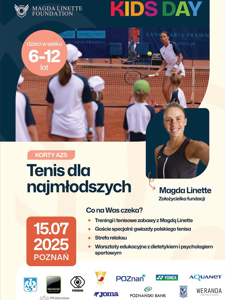 Polski Związek Tenisowy (@pzt_tenis) on Twitter photo To był niesamowity dzień na kortach AZS Poznań, dzięki 28. tenisistce w rankingu <a href="/WTA/">wta</a>-<a href="/MagdaLinette/">Magda Linette</a>, Agnieszki Radwanskiej, <a href="/CeltDawid/">Dawid Celt</a>, Marc Gellard i Fundacji Magdy Linette, organizatora drugiej edycji Kids Day.
Więcej: pzt.pl/3_154_17074/ki…
<a href="/SPORT_GOV_PL/">Ministerstwo Sportu i Turystyki</a>
<a href="/TMagazyn/">Tenis Magazyn</a> To był niesamowity dzień na kortach AZS Poznań, dzięki 28. tenisistce w rankingu <a href="/WTA/">wta</a>-<a href="/MagdaLinette/">Magda Linette</a>, Agnieszki Radwanskiej, <a href="/CeltDawid/">Dawid Celt</a>, Marc Gellard i Fundacji Magdy Linette, organizatora drugiej edycji Kids Day.
Więcej: pzt.pl/3_154_17074/ki…
<a href="/SPORT_GOV_PL/">Ministerstwo Sportu i Turystyki</a>
<a href="/TMagazyn/">Tenis Magazyn</a>