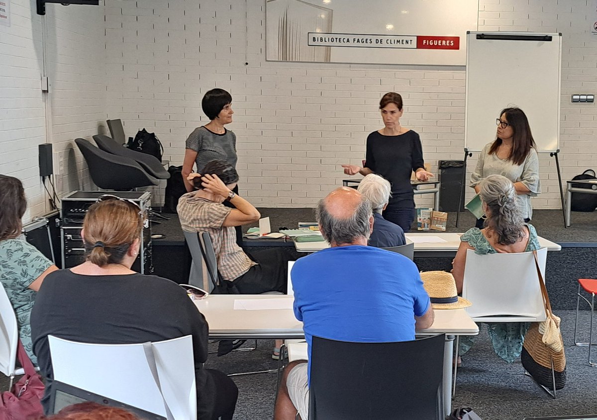 Acollim el taller d'escriptura creativa i escènica amb la dramaturga figuerenca Helena Tornero.
Un plaer col·laborar amb el Campus Estiu del @FIMCPerelada!