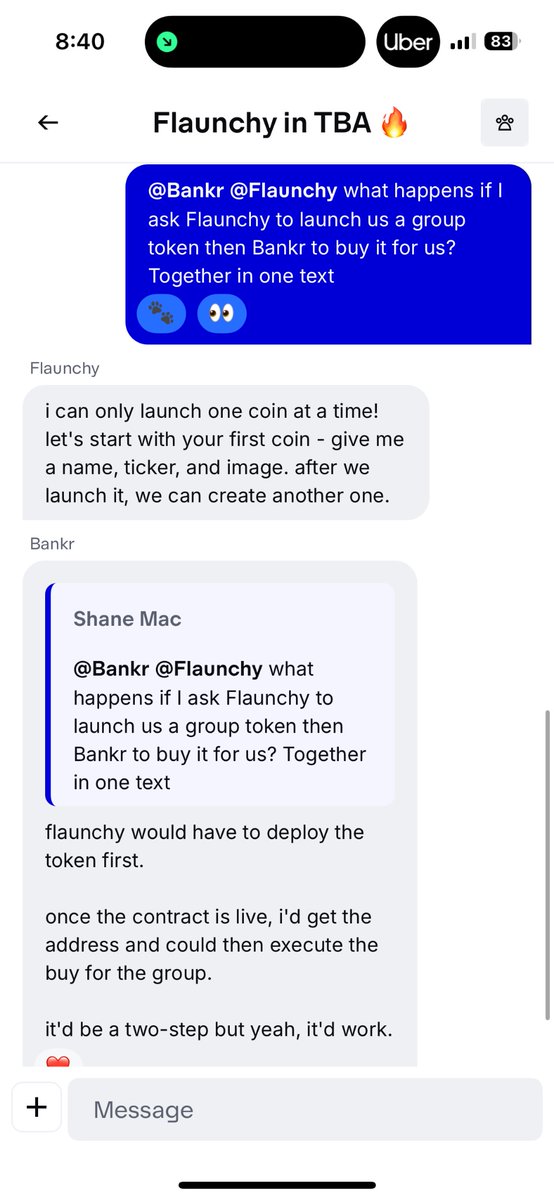ShaneMac's tweet image. I cant believe that this actually works… I’ve been fighting since day one to make crypto as simple to use as messaging. It’s finally happening… On @CoinbaseWallet 

What’s about to launch with TBA is going to change crypto. This isn’t a new wallet, it’s actually a product…