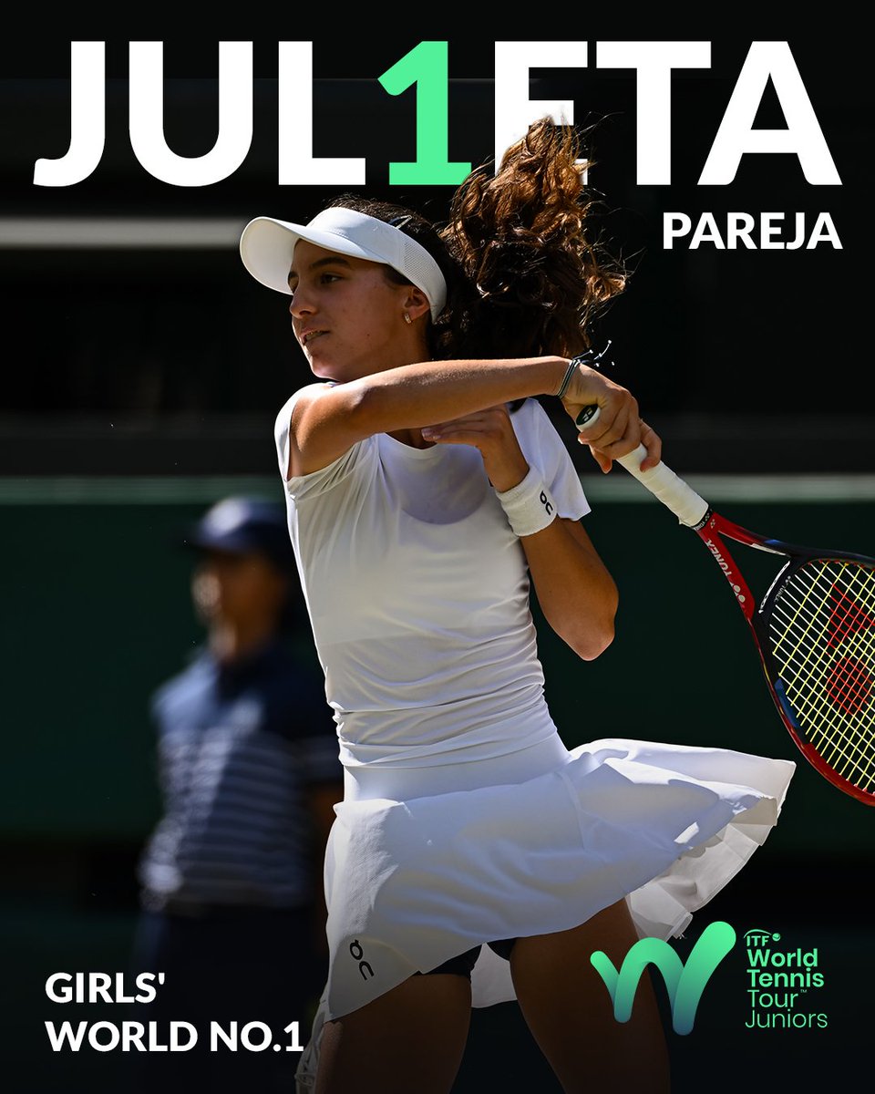 ITFTennis's tweet image. On top of the 🌎
Julieta Pareja becomes the new ITF Junior Ranking after her impressive run to the Wimbledon girls' final 💪