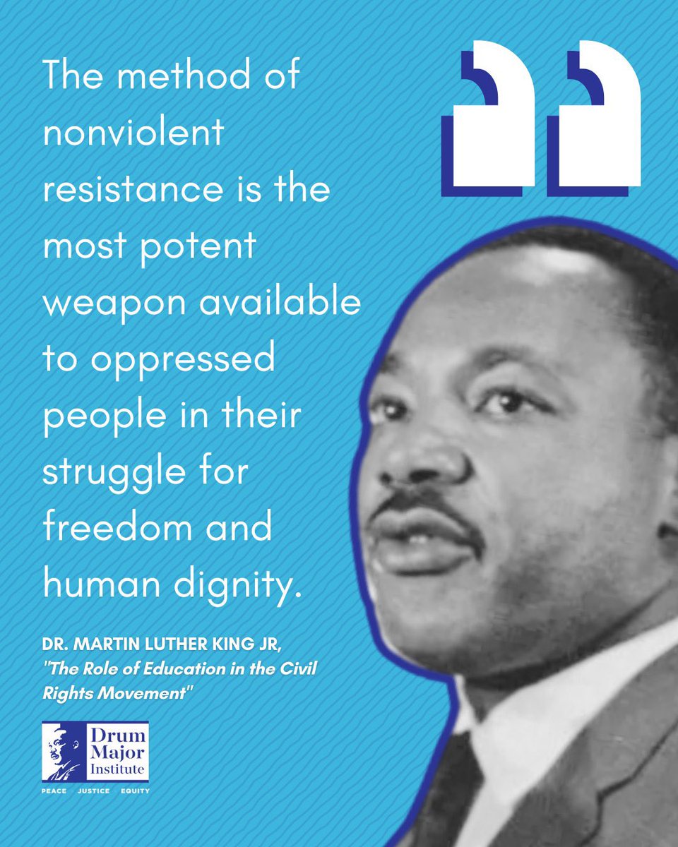 OfficialMLK3's tweet image. #OTD in 1966, my father delivered “The Role of Education in the Civil Rights Movement” at Syracuse University.
He reminded us that nonviolent resistance is the most potent weapon available to oppressed people in their struggle for freedom and human dignity.