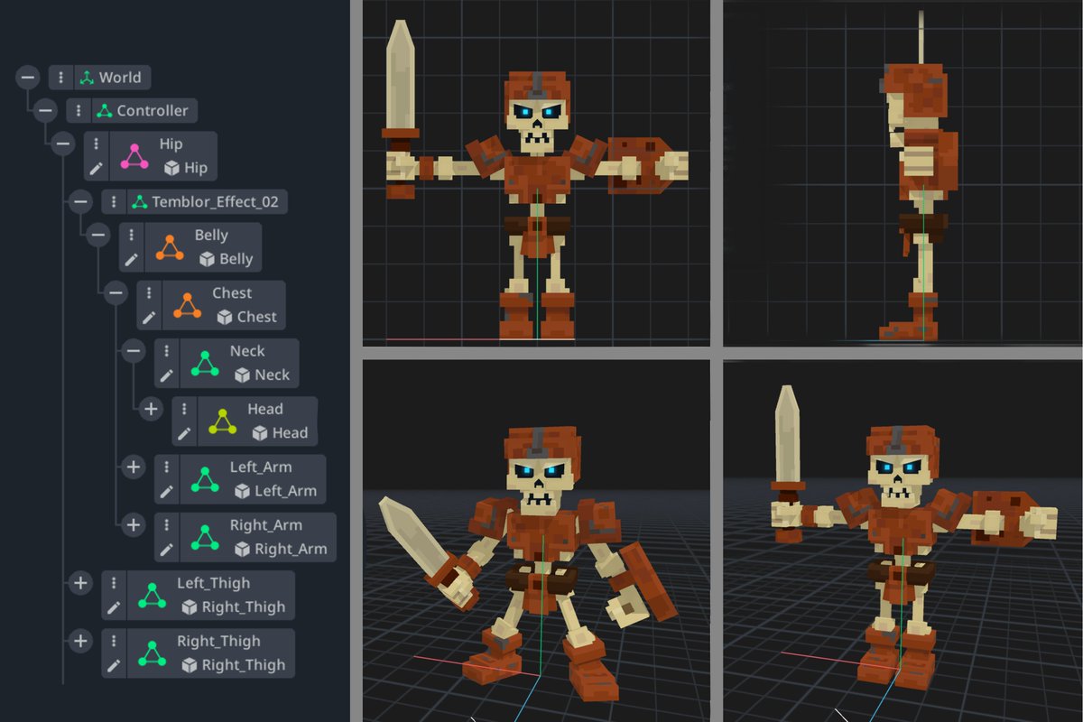 GabAnimationn's tweet image. It's time to prepare a good army of skeletons especially for Dungeon experiences! 💀⚔️💥.
Design finished, for the moment I don't think it's necessary to add more details! If you think I could add something interesting, I'm listening!.
I hope you like this new character! Soon…