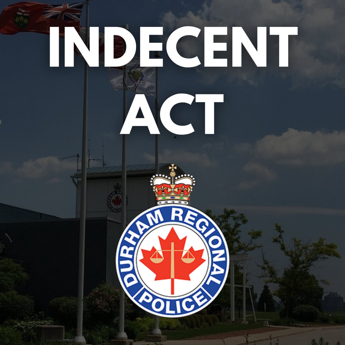 MEDIA RELEASE | NORTH DIVISION

In early July, members of North Division responded to the area of Coral Creek Crescent and Reach Street in Uxbridge for a male masturbating in public.

The male was later identified and charged with: Commit Indecent Act in a Public Place. He was