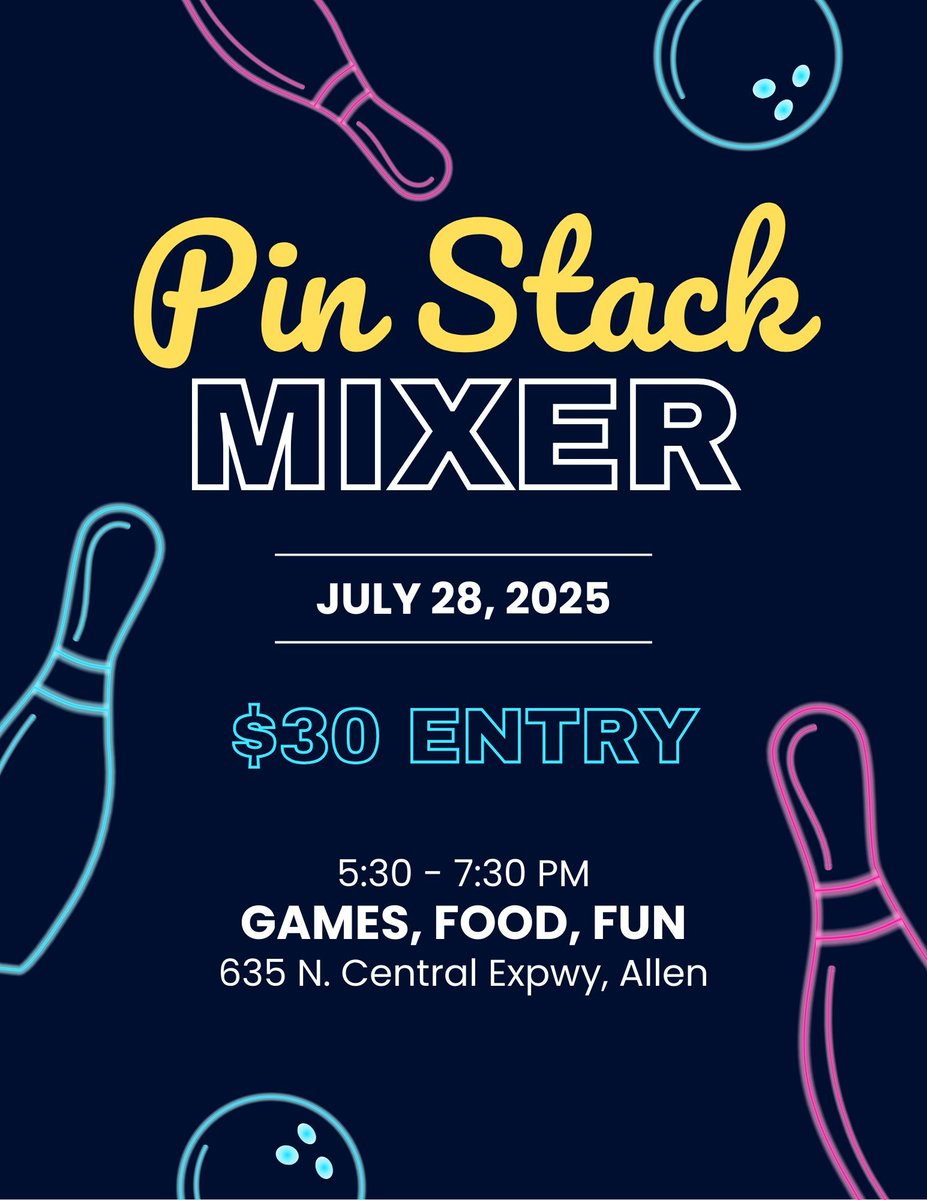 Freshmen and SLT: Don't forget to purchase your Pinstack ticket for the annual freshman/SLT event! The event will be held on Monday, July 28, from 5:30 - 7:30 pm, and tickets are only available online through July 27. Get your ticket at allenband.com/pinstack.