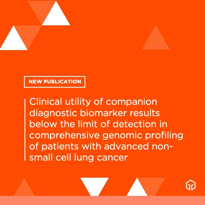 Foundation Medicine (@foundationatcg) on Twitter photo #NewResearch in <a href="/OncJournal/">The Oncologist</a>: “Clinical utility of companion diagnostic biomarker results below the limit of detection in comprehensive genomic profiling of patients with advanced non-small cell lung cancer.” Click here for the full publication: spkl.io/6011AE45U #NewResearch in <a href="/OncJournal/">The Oncologist</a>: “Clinical utility of companion diagnostic biomarker results below the limit of detection in comprehensive genomic profiling of patients with advanced non-small cell lung cancer.” Click here for the full publication: spkl.io/6011AE45U