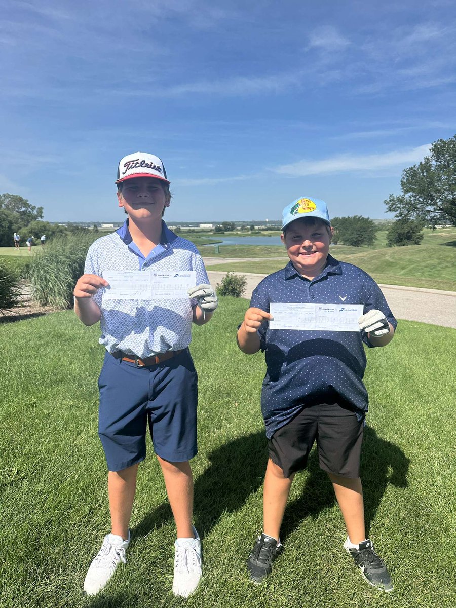Nebraska Junior Golf (@nebjuniorgolf) on Twitter photo A couple of PRs! 🏅
Charles Taylor (Left) and Colter Parsons (Right) both shoot their career best 35 (-1) at Highlands GC! Congrats guys! 👏
<a href="/5pointsbank/">Five Points Bank</a> | #CCC A couple of PRs! 🏅
Charles Taylor (Left) and Colter Parsons (Right) both shoot their career best 35 (-1) at Highlands GC! Congrats guys! 👏
<a href="/5pointsbank/">Five Points Bank</a> | #CCC