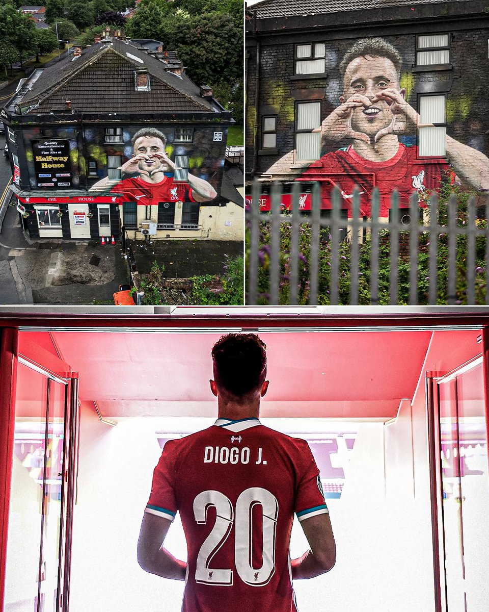 Diogo Jota's new mural unveiled in Liverpool ❤️