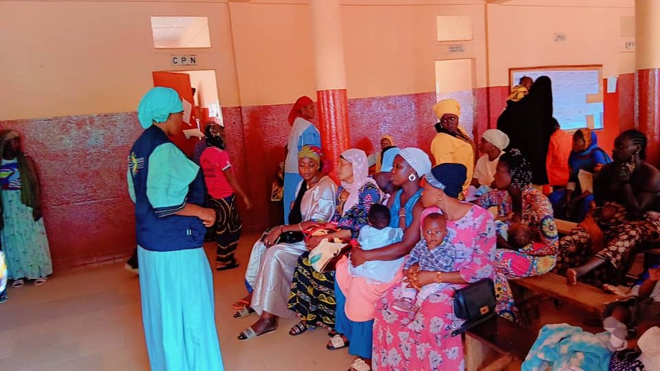 Sevguinee's tweet image. Kankan : une sensibilisation sur l’importance de la consultation prénatale au centre de santé de Salamani dans le cadre de la mise en œuvre du projet Observatoire Citoyen d’Accès aux Soins de Santé (OCASS)