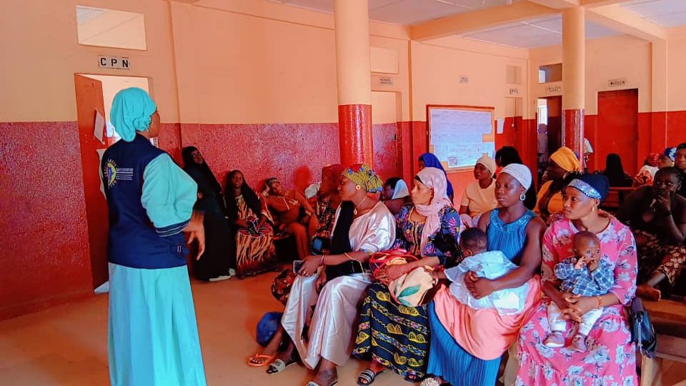 Sevguinee's tweet image. Kankan : une sensibilisation sur l’importance de la consultation prénatale au centre de santé de Salamani dans le cadre de la mise en œuvre du projet Observatoire Citoyen d’Accès aux Soins de Santé (OCASS)