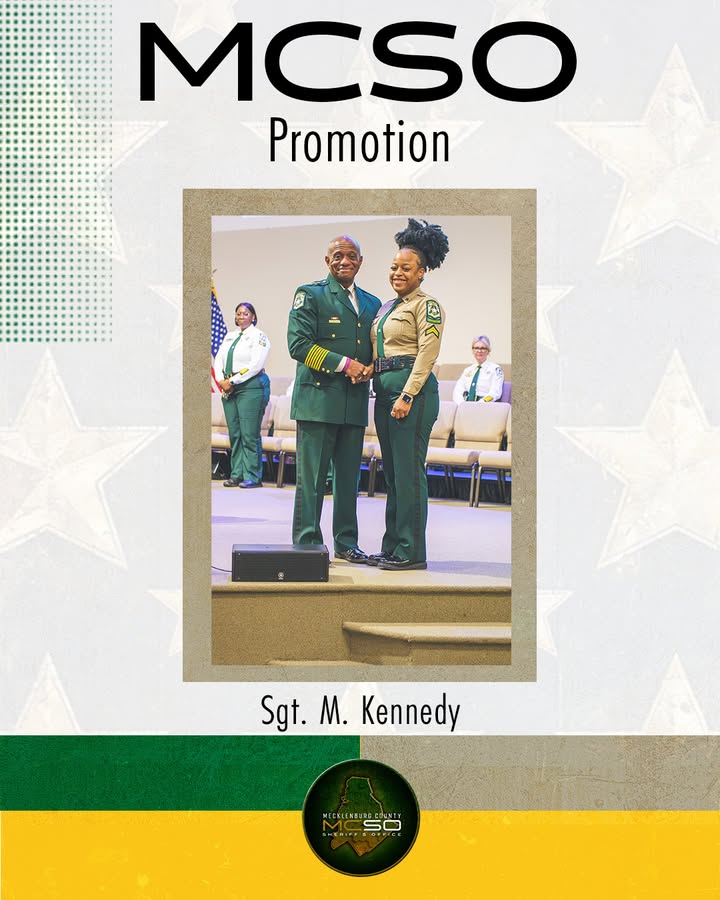 Sheriff McFadden is pleased to announce the following promotions:

Promotion to the rank of Major:
Captain A. Durrah

Promotion to the rank of Captain:
Sergeant J. Canipe

Promotion to the rank of Sergeant:
Officer M. Kennedy

We wish them success as they start their new roles.
