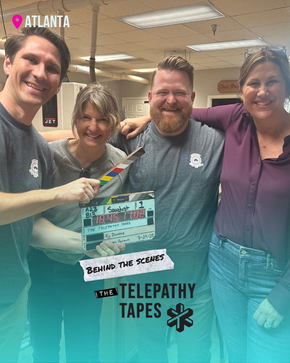 TelepathyTapes's tweet image. More behind-the-scenes moments from Atlanta 🎬
Every time we revisit this shoot, we find new layers, new moments worth remembering.
#TheTelepathyTapes #BehindTheScenes #AtlantaBTS