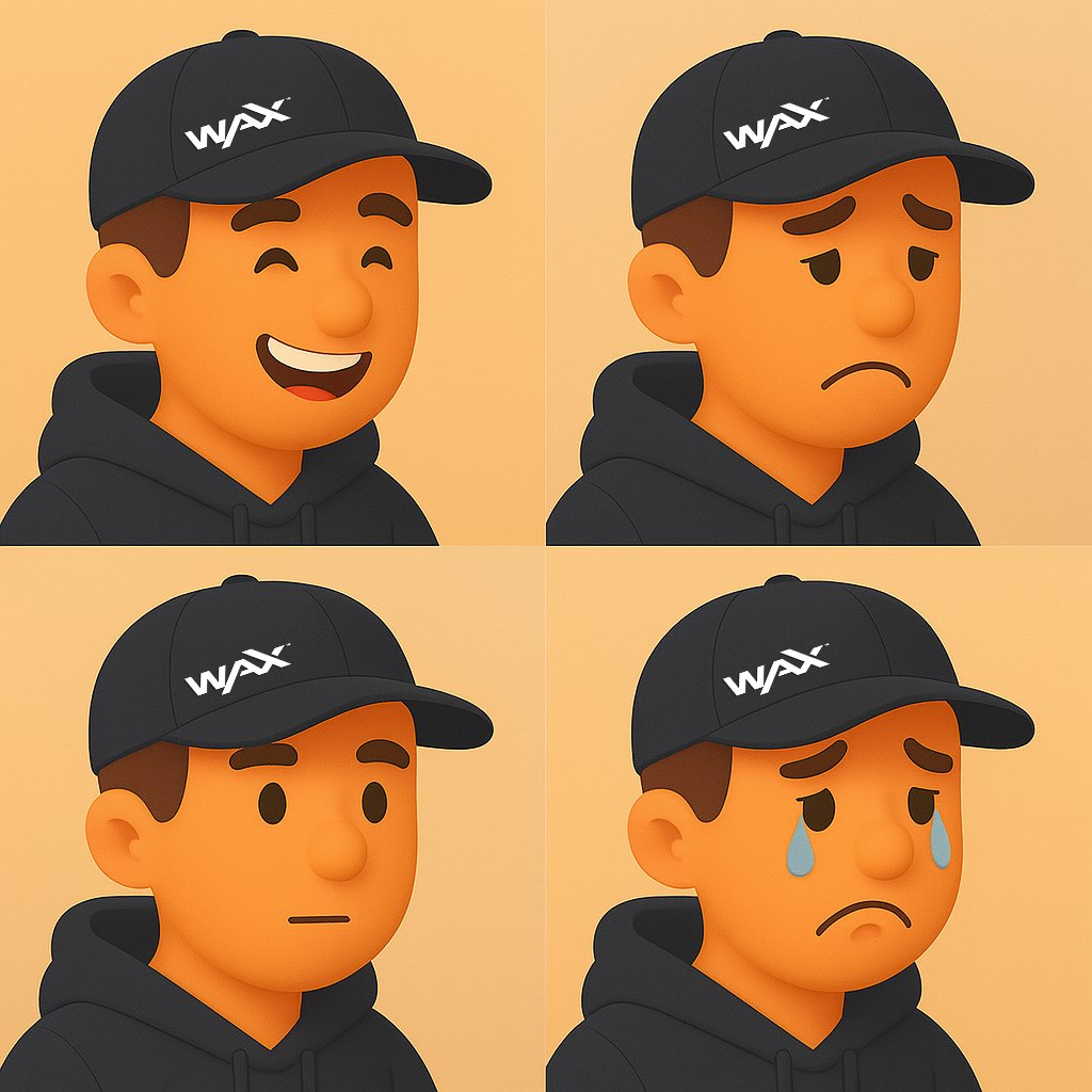 WAX_io's tweet image. 😂GM, WAXFAM!
The only thing more unstable than Web3 is our sleep schedule.
How’s your week starting? Drop your current mood in one GIF ⏬