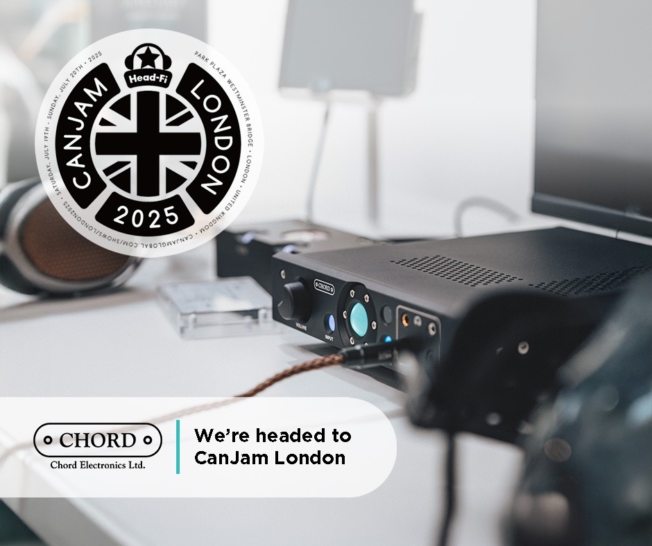 ChordAudio's tweet image. Calling all headphone lovers! Experience our latest audio solutions at this weekend's CanJam London 2025.
We'll be showcasing our new Suzi and Alto amplifiers, plus numerous DAC options, too.
We hope to see you there! #hifi